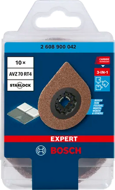 EXPERT 3 Max AVZ 70 RT4 Multitoolvoegplaat 70 mm 10-Delig