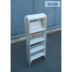 SOLIDE Dubbele trapladder 2x5 treden