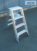 SOLIDE Dubbele trapladder 2x4 treden