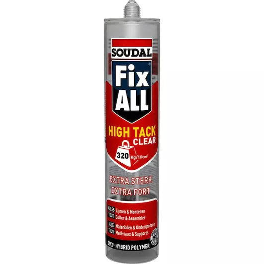 SOUDAL 290 ML FIX ALL HIGH TACK CLEAR