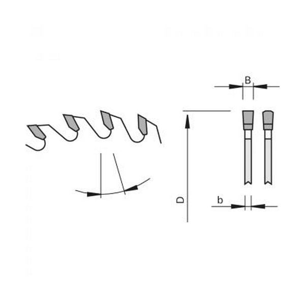 STEHLE Hout Zaagblad 250 X 30 Z60